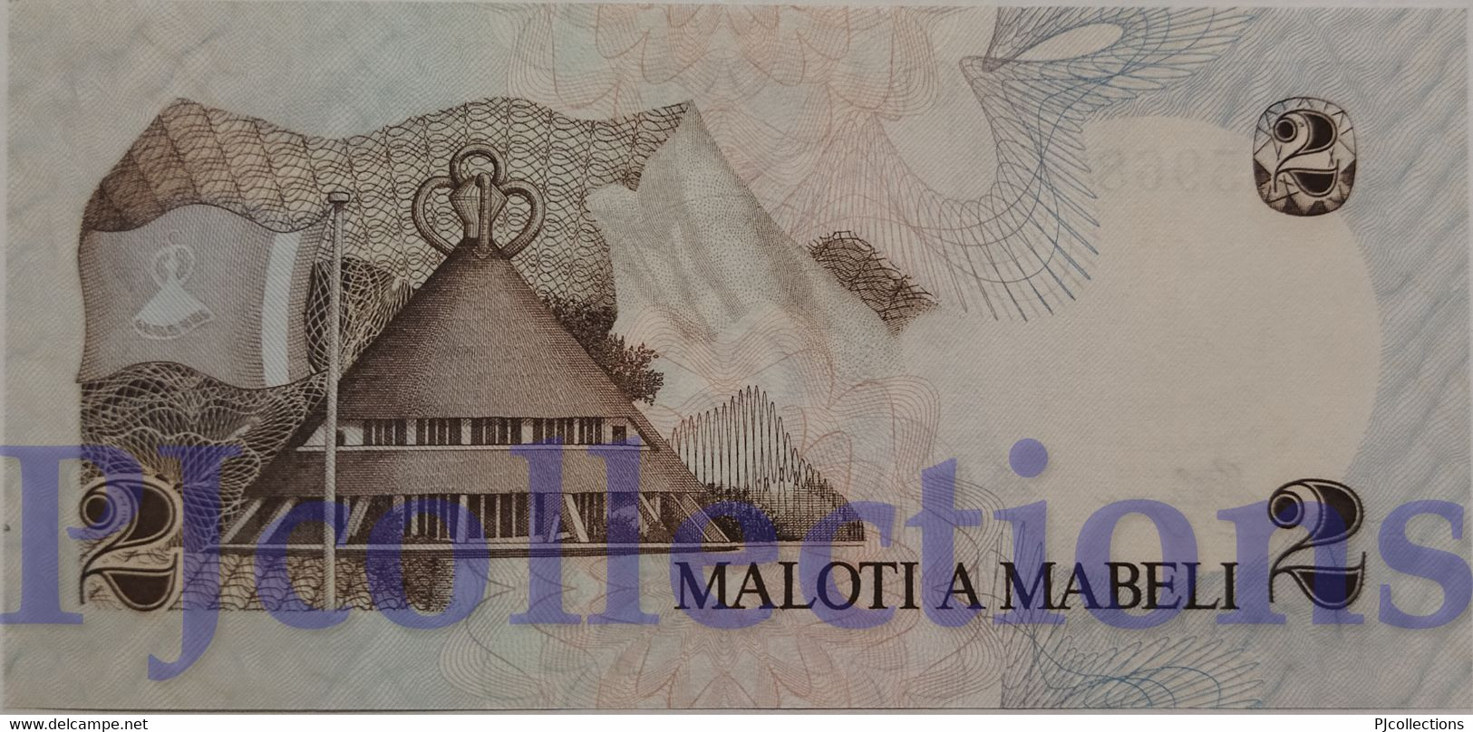 LESOTHO 2 MALOTI 1981 PICK 4a UNC - Lesoto