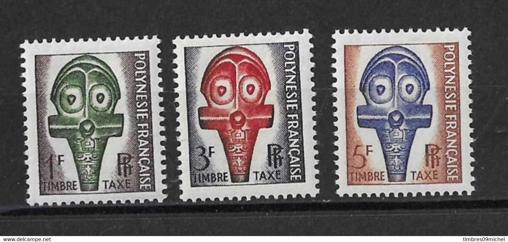 Polynésie N° 1 à 3 **  Et 5 à 7** Et 9 Taxe - Timbres-taxe