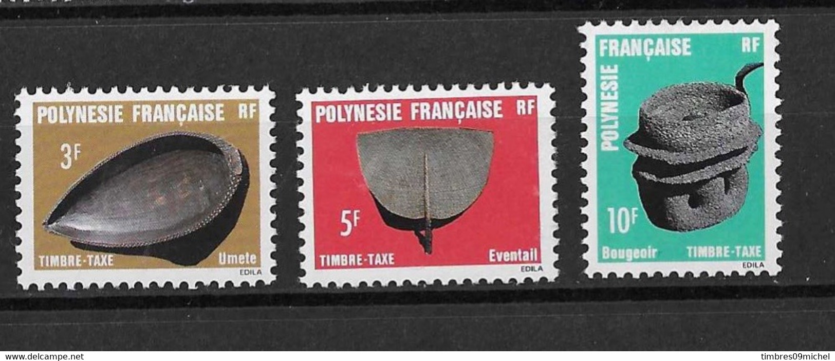 Polynésie N° 1 à 3 **  Et 5 à 7** Et 9 Taxe - Postage Due