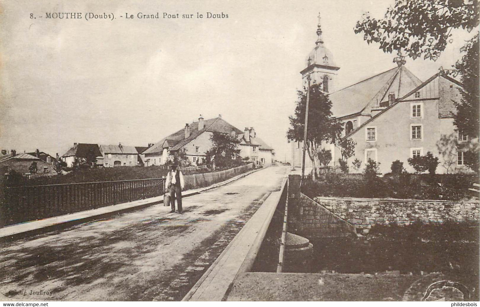 DOUBS   MOUTHE  Le Grand Pont Sur Le Doubs - Mouthe