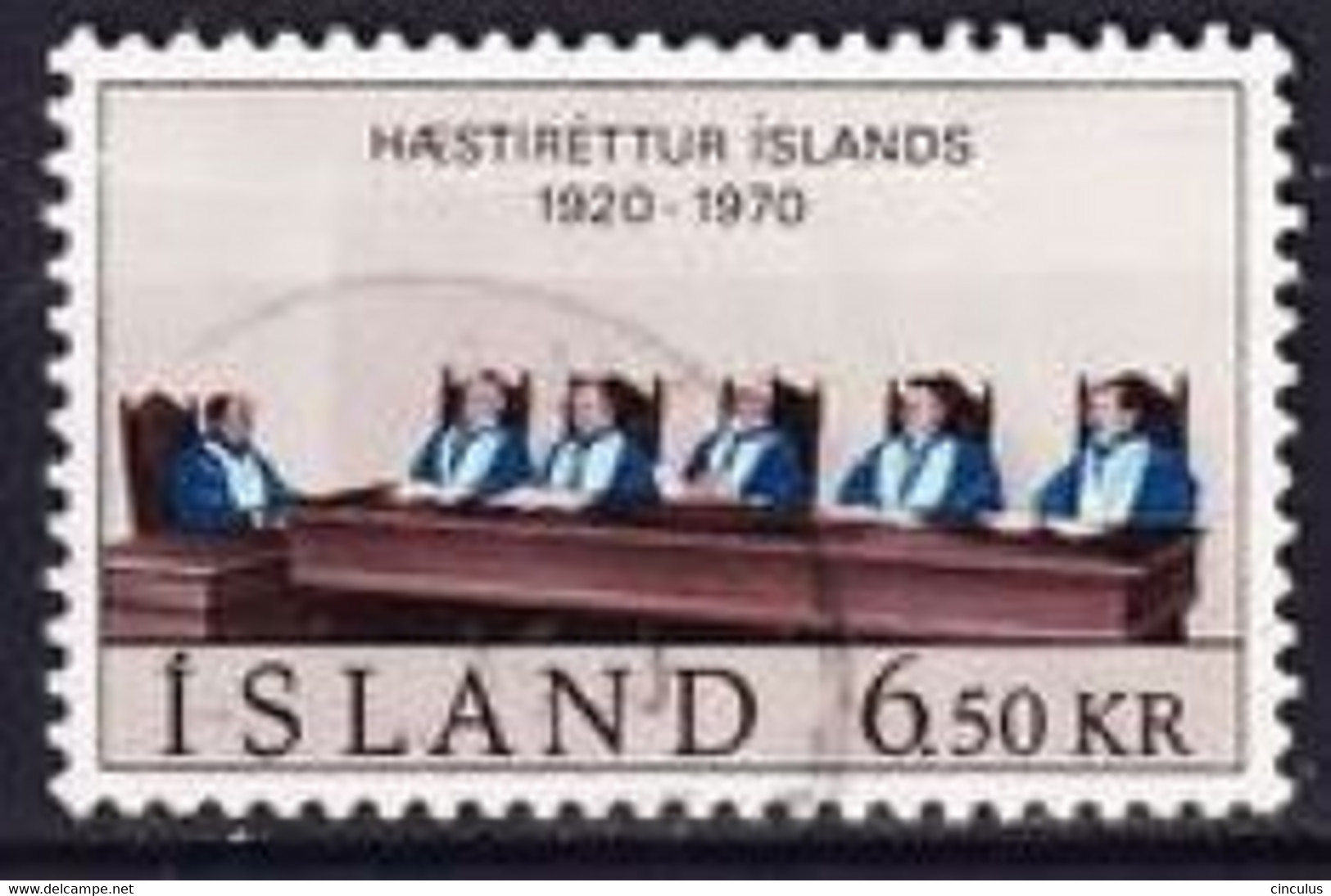 1970. Iceland. Court Of Justice. Used. Mi. Nr. 438 - Oblitérés