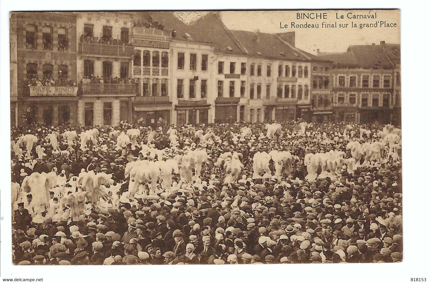 Binche  Le Carnaval   Le Rondeau Final Sur La Grand'Place - Binche