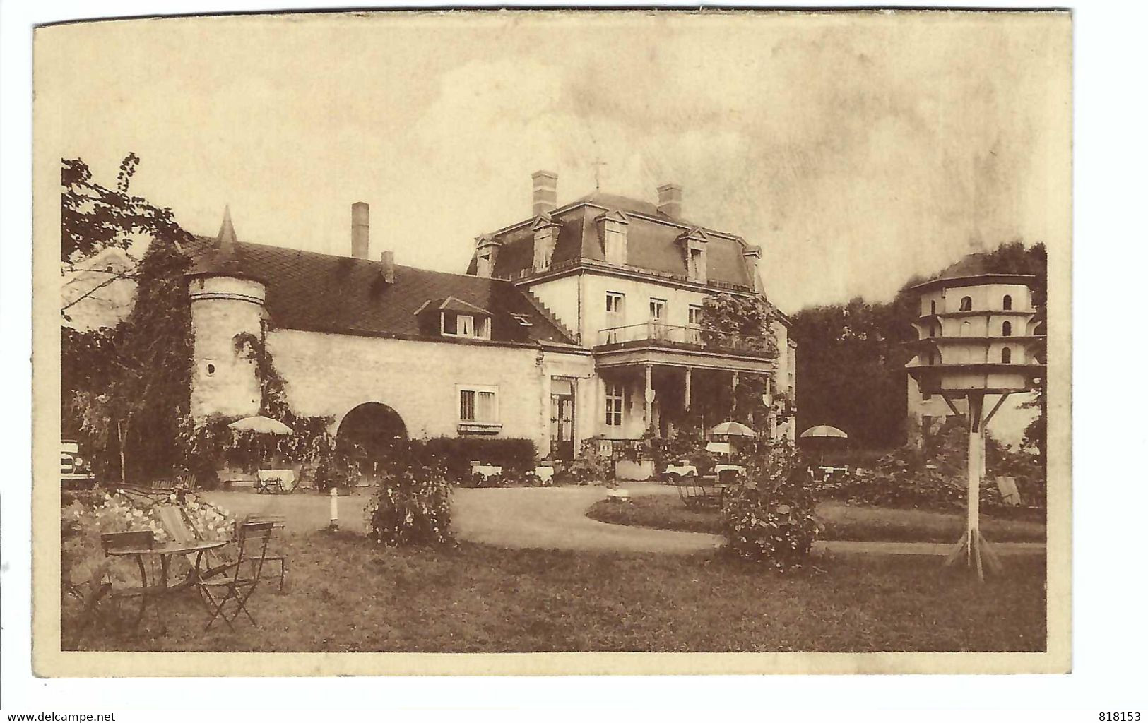 CHATEAU DE LA TOUR  L.Antoine-Nicolay      La Façade Et Le Parc De L'Hôtel - Esneux