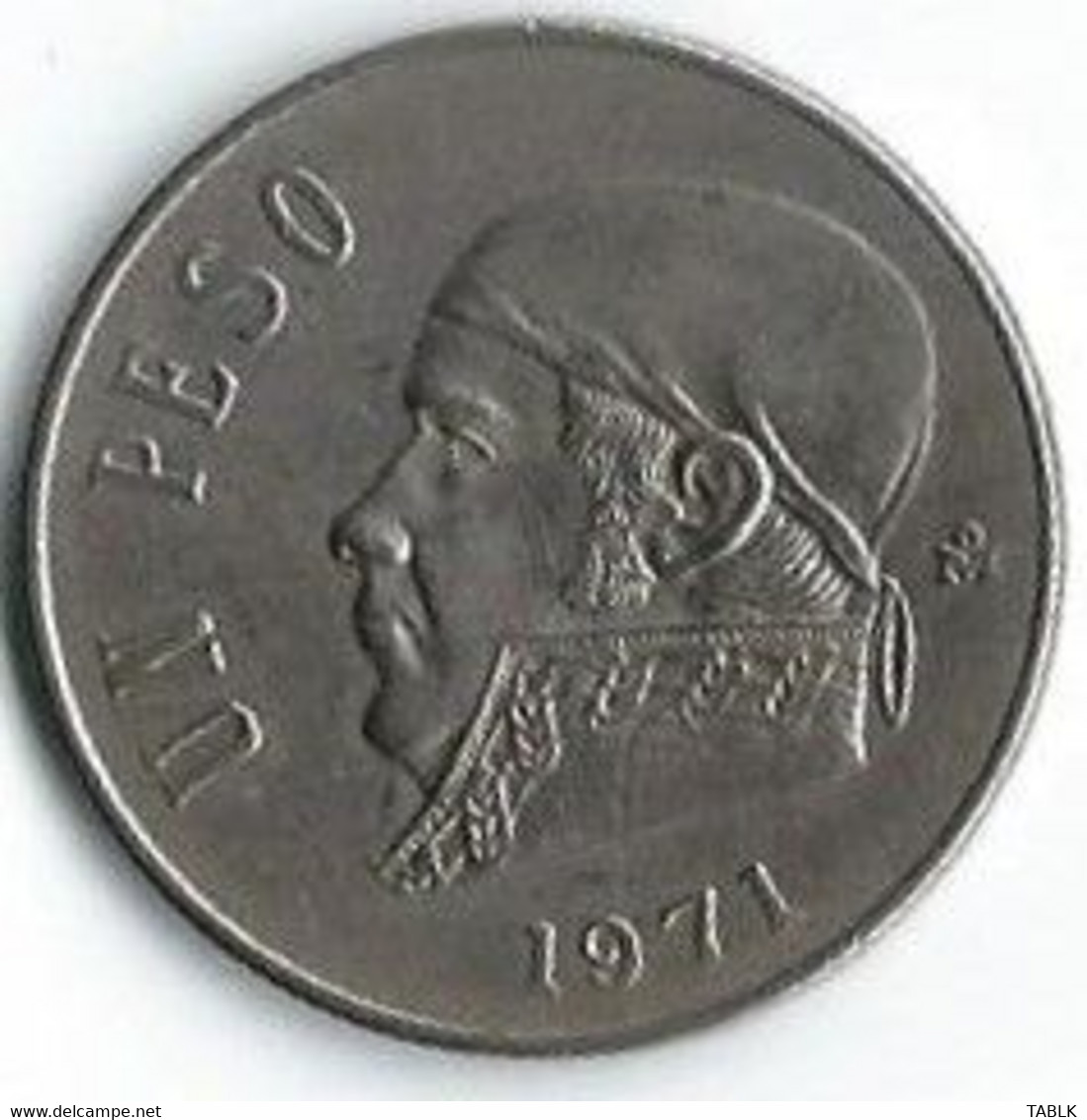 M577 - MEXICO - UN PESO 1971 - Mexique