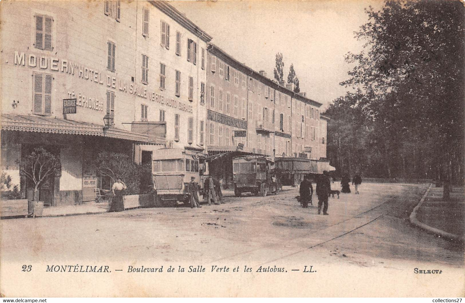 25-MONTELIMAR-BLD DE LA SALLE VERTE ET LES AUTOBUS - Montelimar