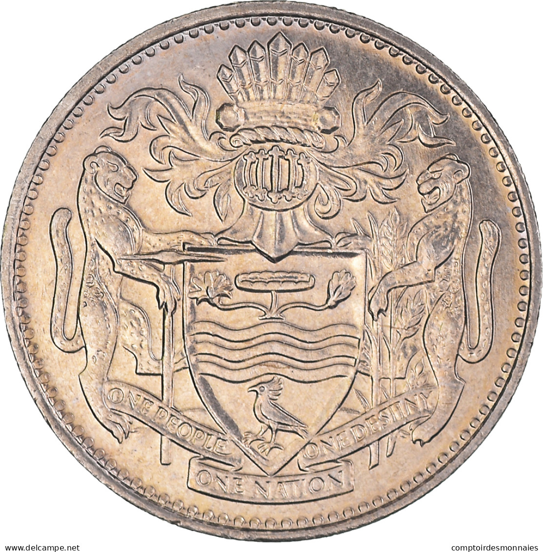 Monnaie, Guyana, 25 Cents, 1989, SUP+, Cupro-nickel, KM:34 - Guyana