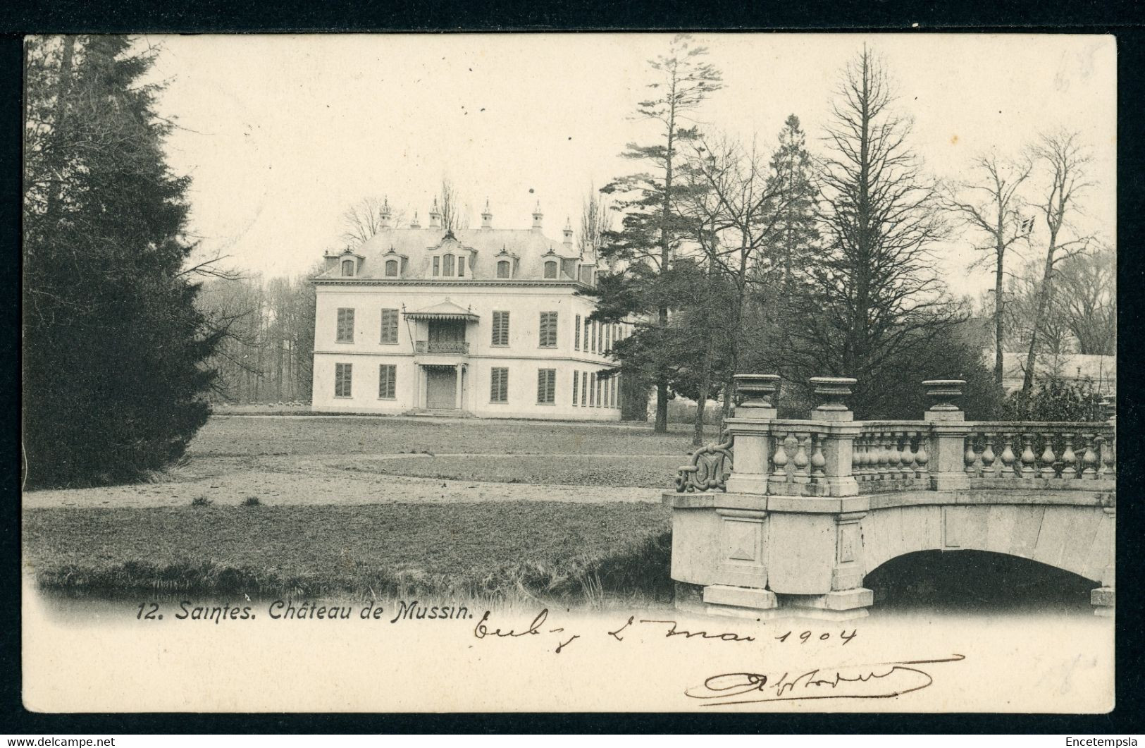 CPA - Carte Postale - Belgique - Saintes - Château De Mussin - 1904  (CP21664OK) - Tubize