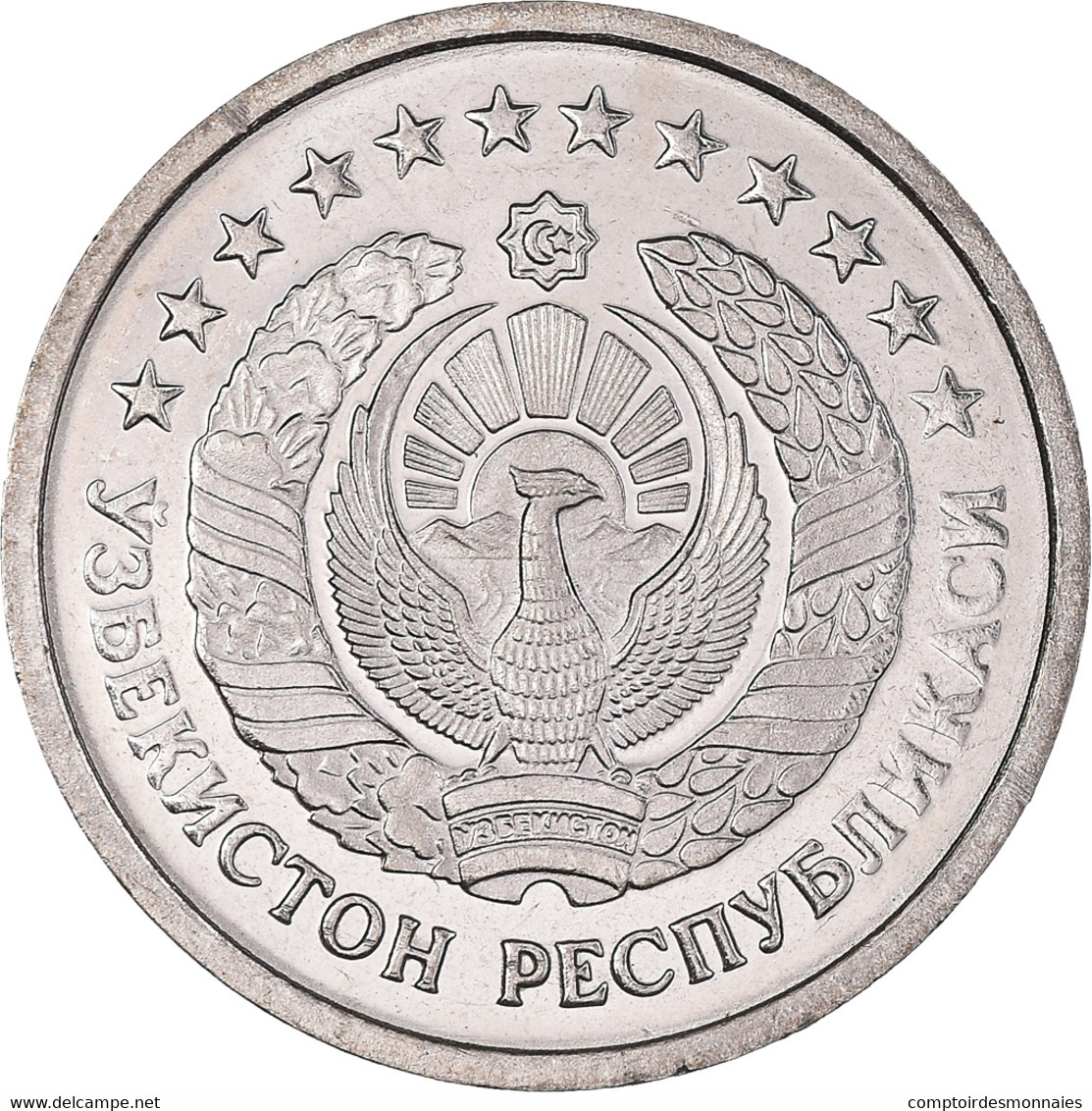 Monnaie, Ouzbékistan, 20 Tiyin, 1994, SPL, Nickel Clad Steel, KM:5.1 - Uzbenisktán