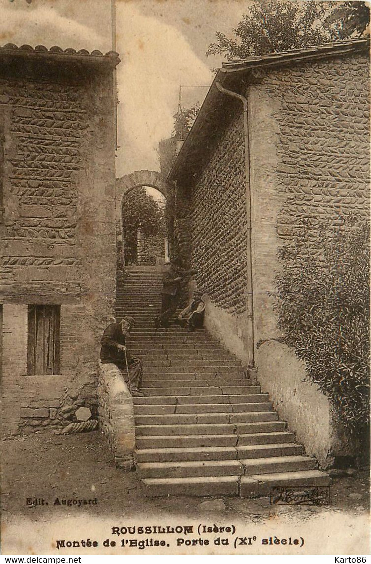 Roussillon * La Montée De L'église * Porte Du XIème * Escalier - Roussillon