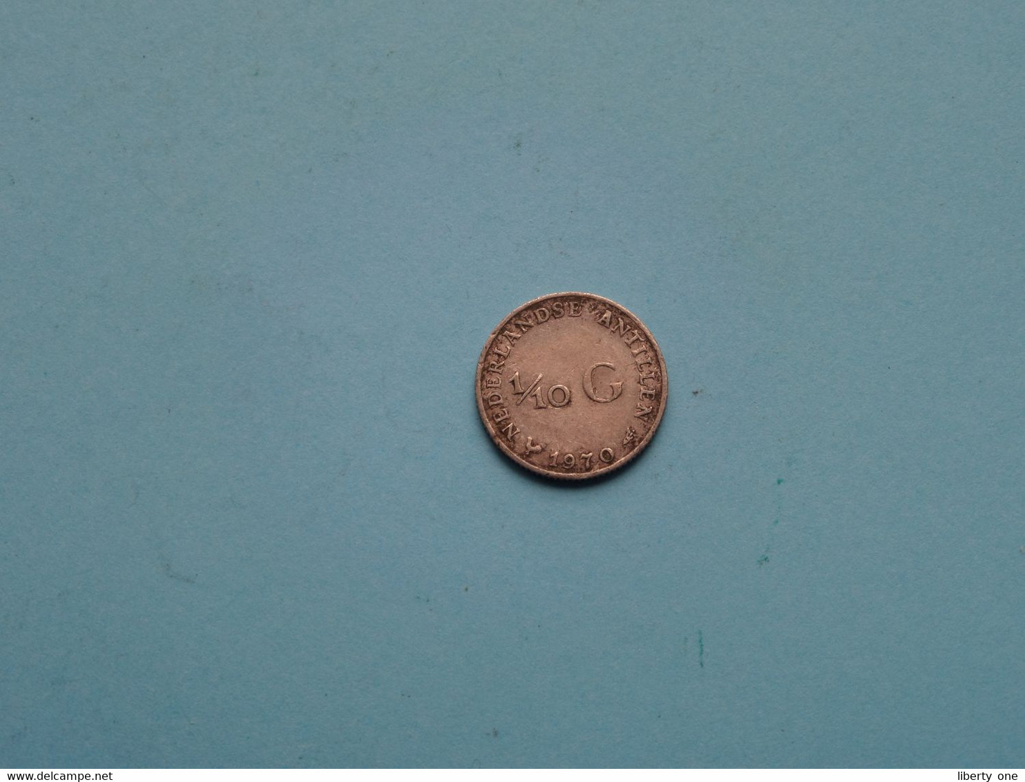 1970 (Haan) 1/10 Gulden > Nederlandse Antillen ( For Grade, Please See Photo ) ! - Netherlands Antilles