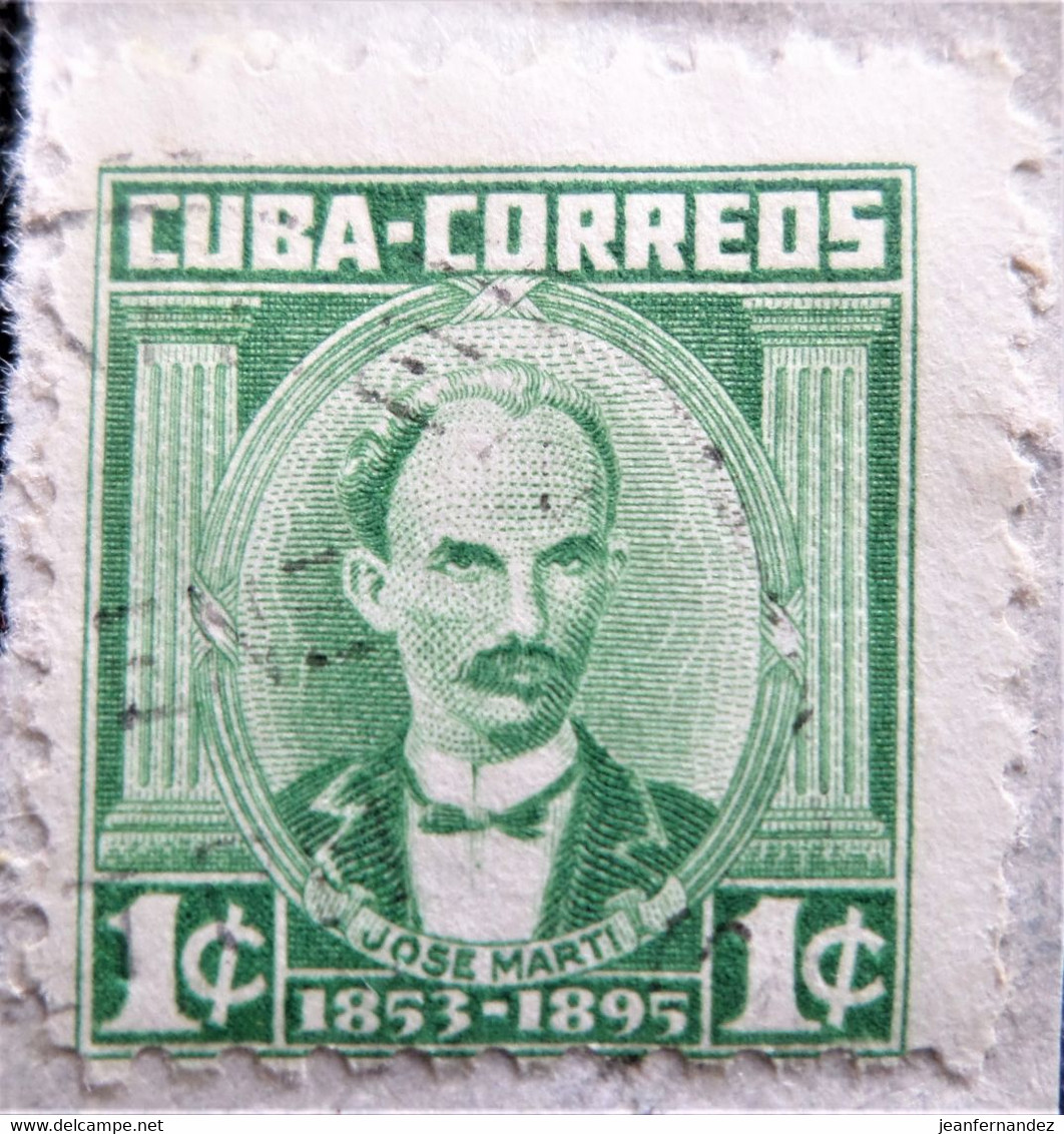 Timbres De Cuba 1954 -1956 Patriots Y&T N° 402 - Usati