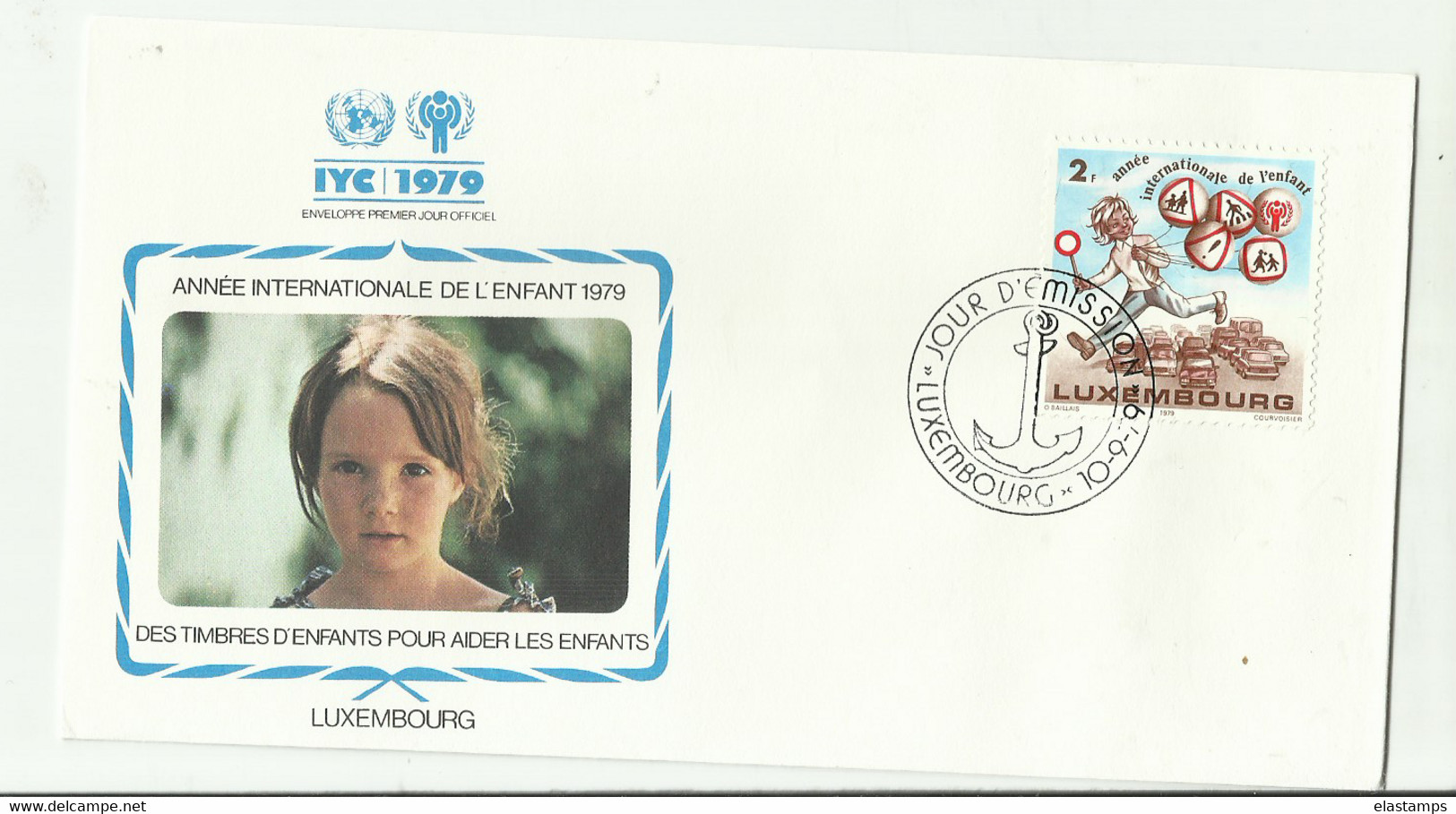 UNO UNICEF 1979 LUXEMBURG - Briefe U. Dokumente