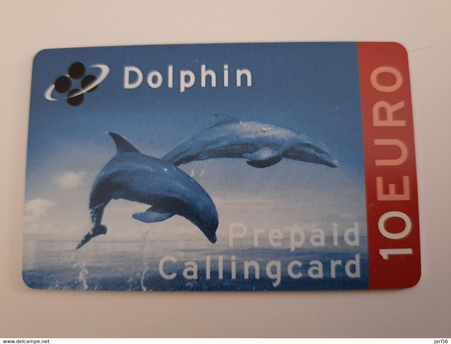 NETHERLANDS  PREPAID DOLPHIN  10 EURO  DELPHINS    USED CARD   ** 11383 ** - Non Classés