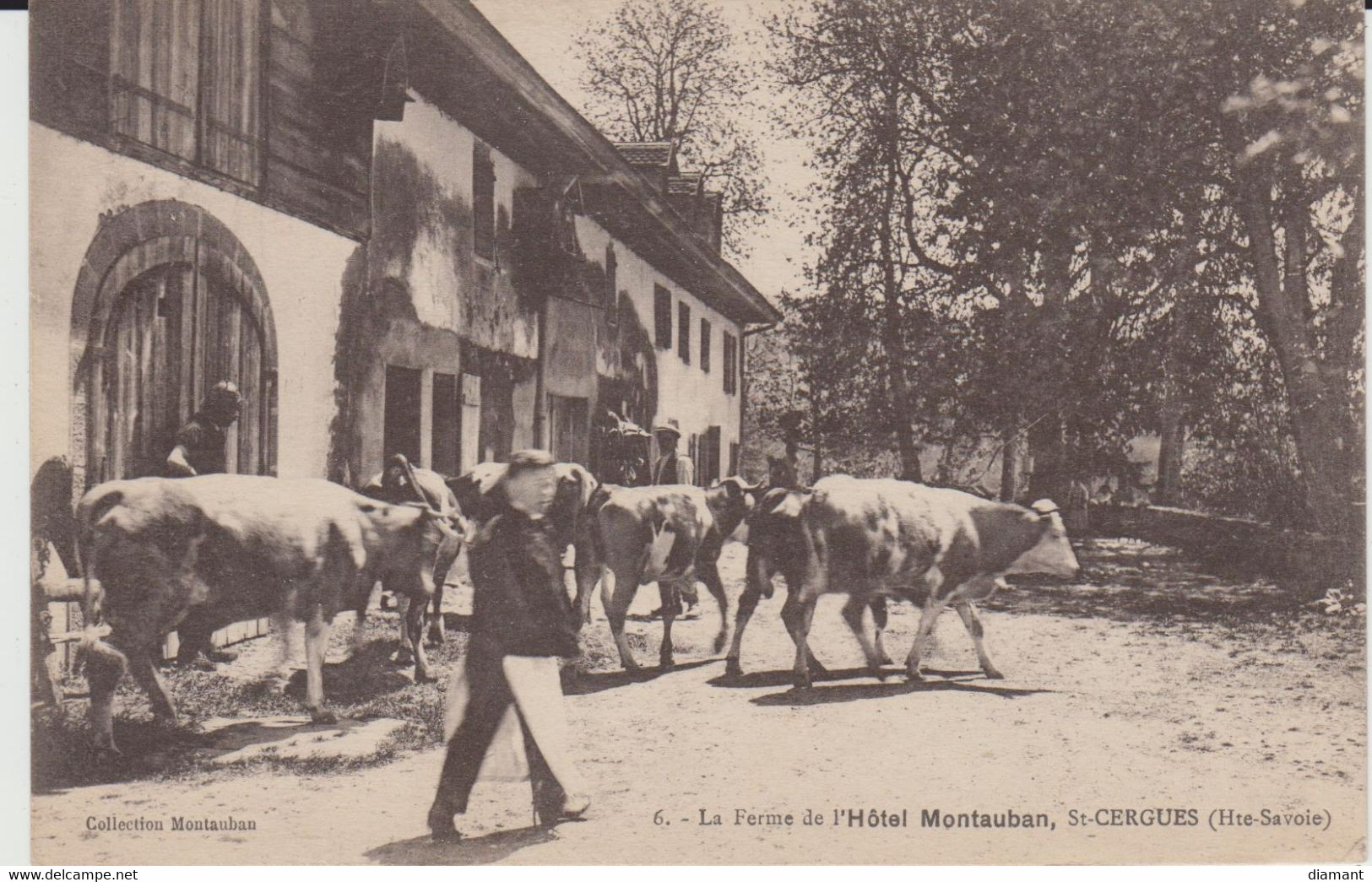 SAINT CERGUES (74) - La Ferme De L'Hôtel Montauban - Bon état - Saint-Cergues