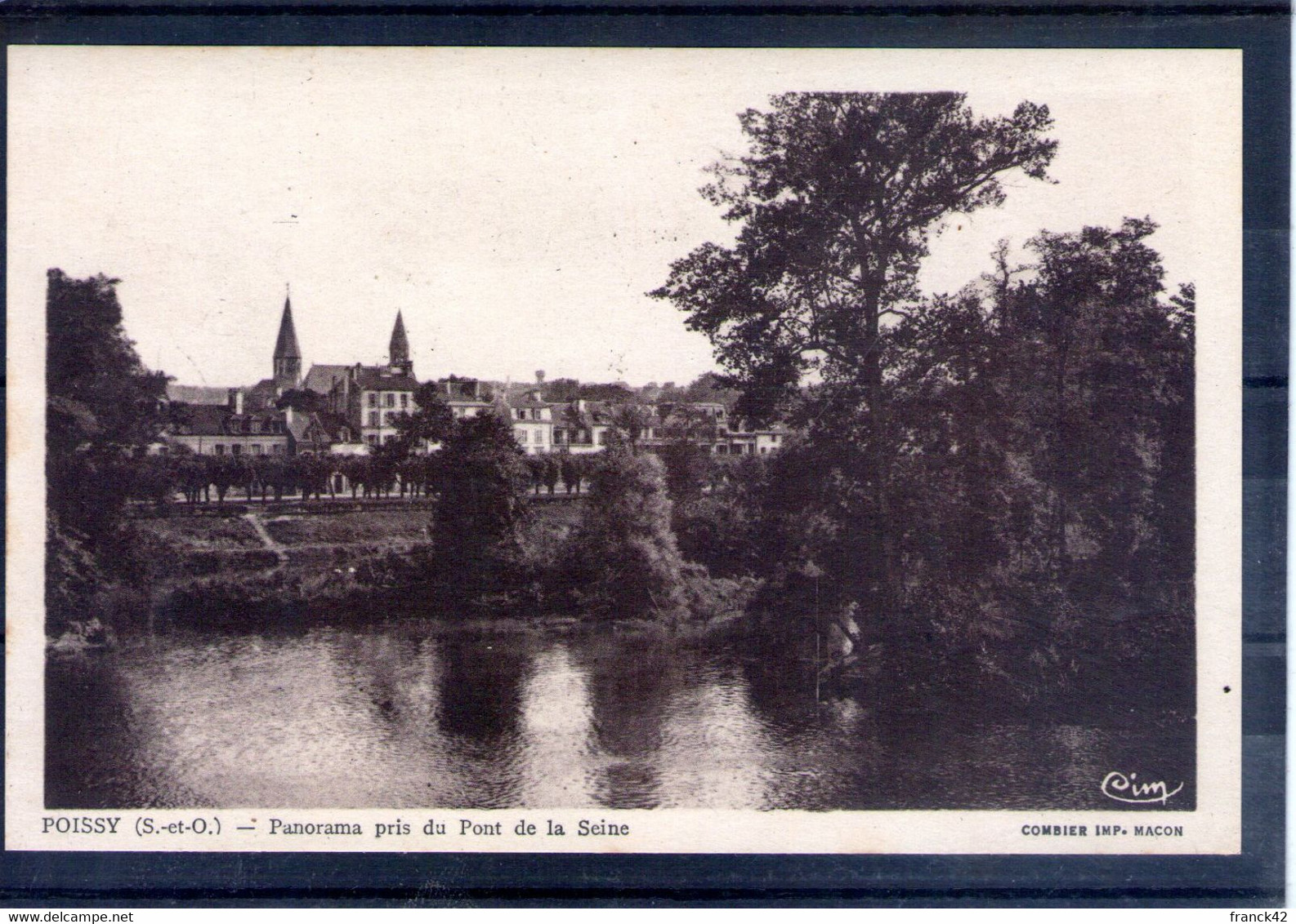 78. Poissy. Panorama Pris Du Pont De La Seine - Poissy