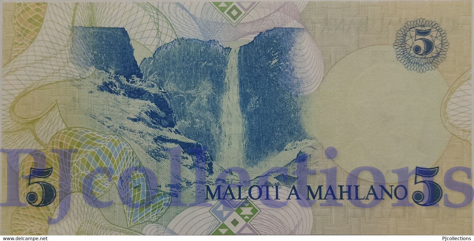 LESOTHO 5 MALOTI 1989 PICK 10 UNC - Lesoto