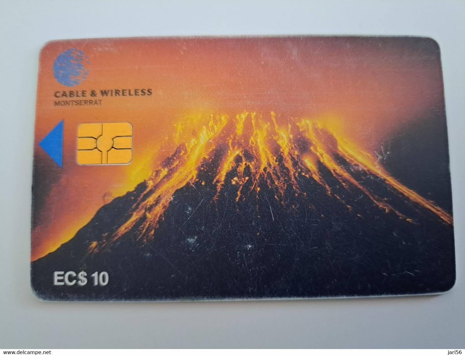 MONTSERRAT  $10,- $20,-  CHIPCARD  VULCANO  Gem 6   Fine Used Cards   ** 11401 ** - Montserrat