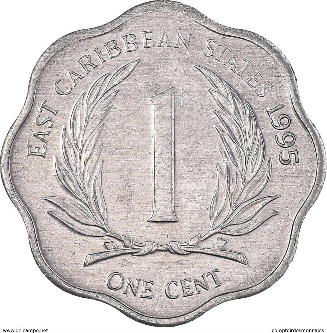 Monnaie, Etats Des Caraibes Orientales, Elizabeth II, Cent, 1995, SUP+ - Ostkaribischer Staaten