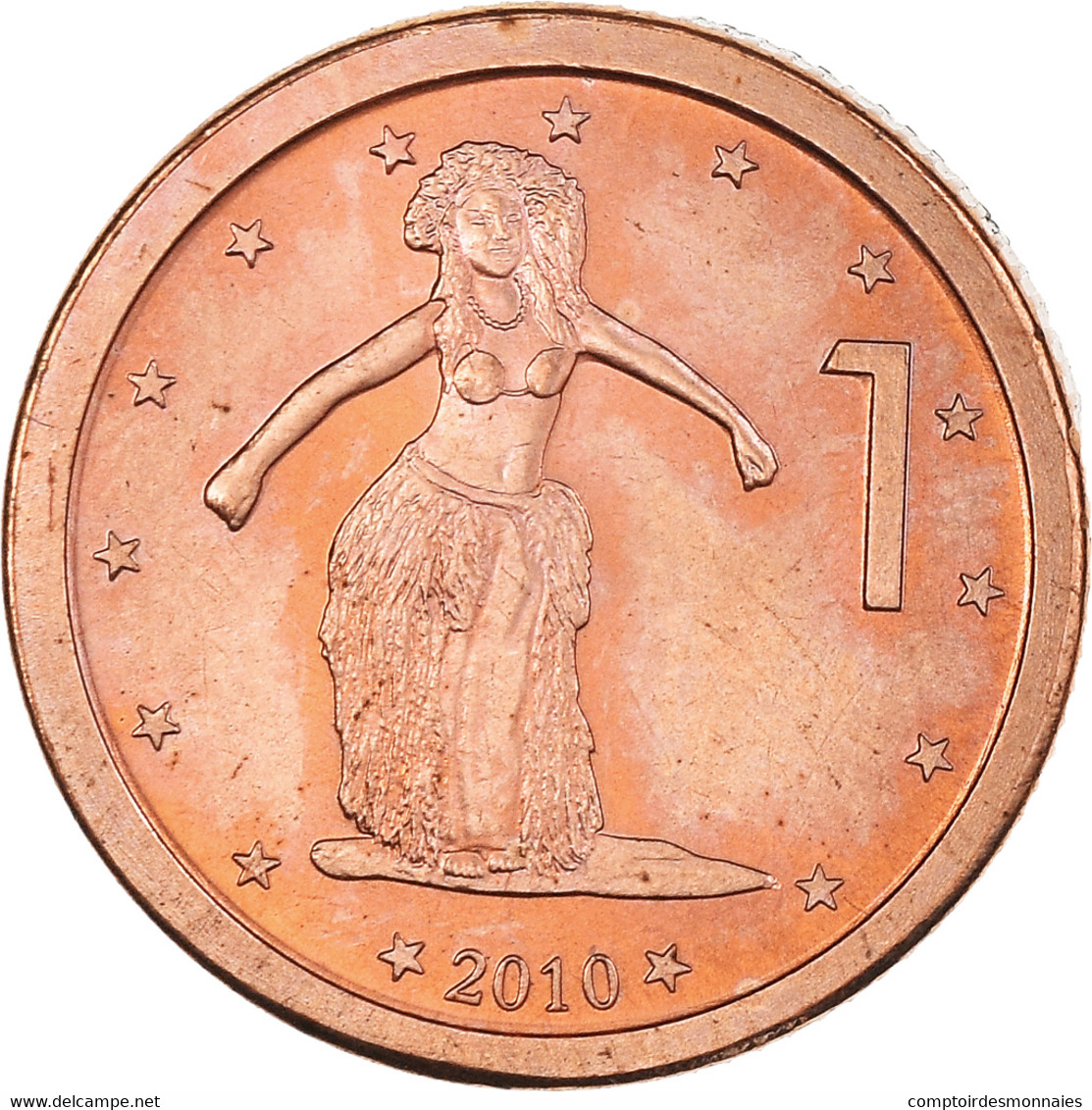 Monnaie, Îles Cook, Elizabeth II, Cent, 2010, SUP, Brass Plated Steel, KM:756 - Cookinseln