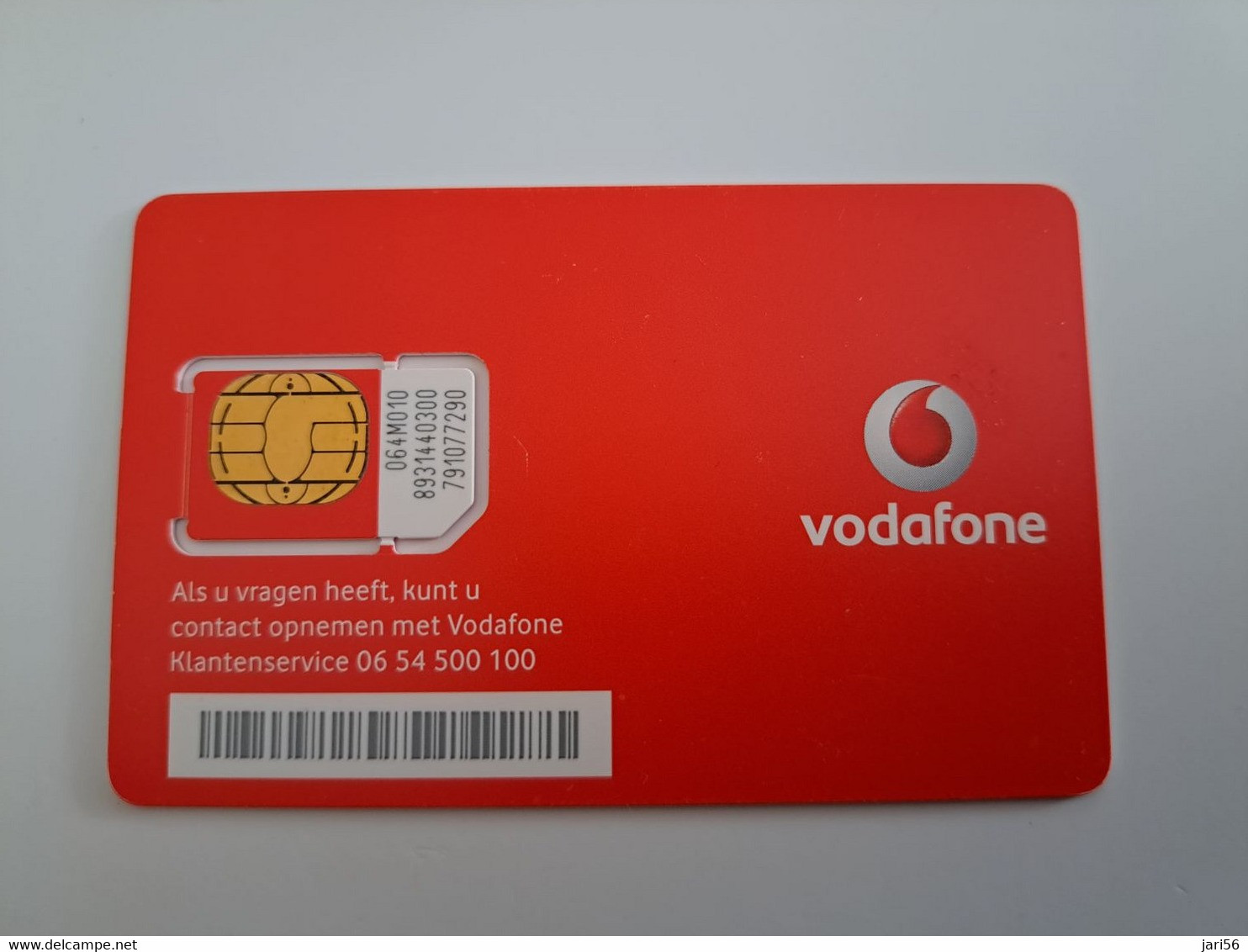 NETHERLANDS  GSM /  SIM CARD /  PROVIDER ; VODAFONE RED     /   MINT  CARD  ** 11414** - Public