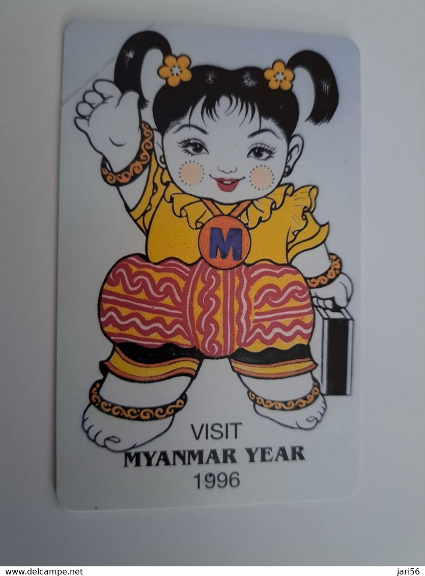 MYANMAR  URMET  SYSTEM   100 UNITS  VISIT MYANMAR YEAR 1996    Fine Used    **11423 ** - Myanmar (Burma)