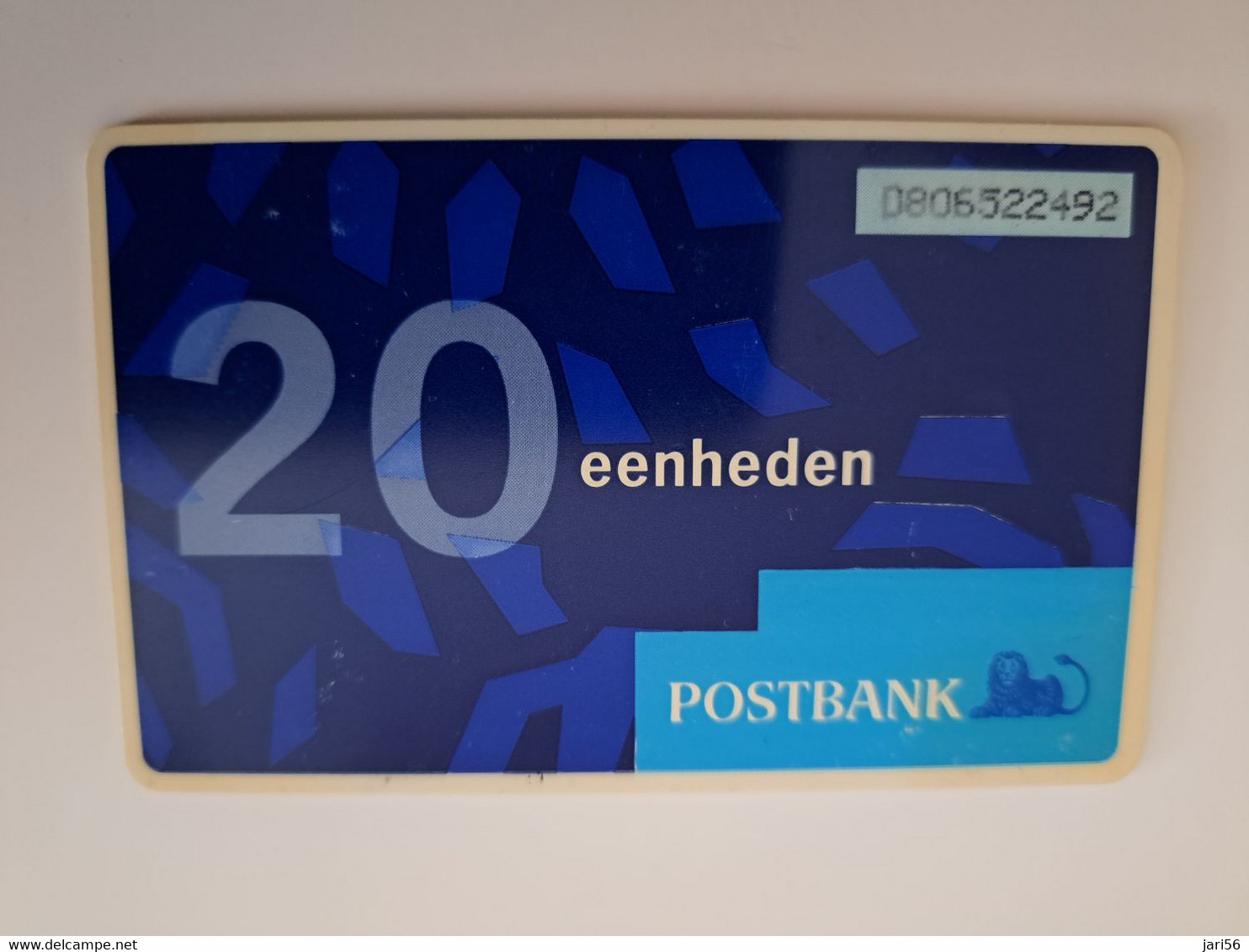 NETHERLANDS  ADVERTISING CHIPCARD HFL 5,00  CRD 278  POSTBANK       Fine Used   ** 11425 ** - Private