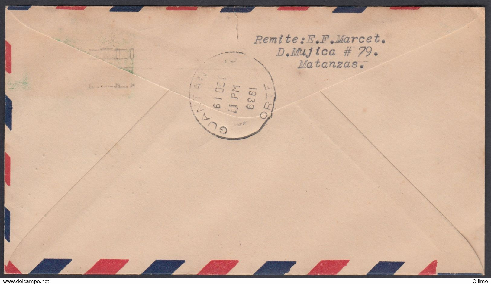 FDC CUBA 1939. EXPERIMENTO DEL COHETE POSTAL. POSTAL ROCKET. - FDC