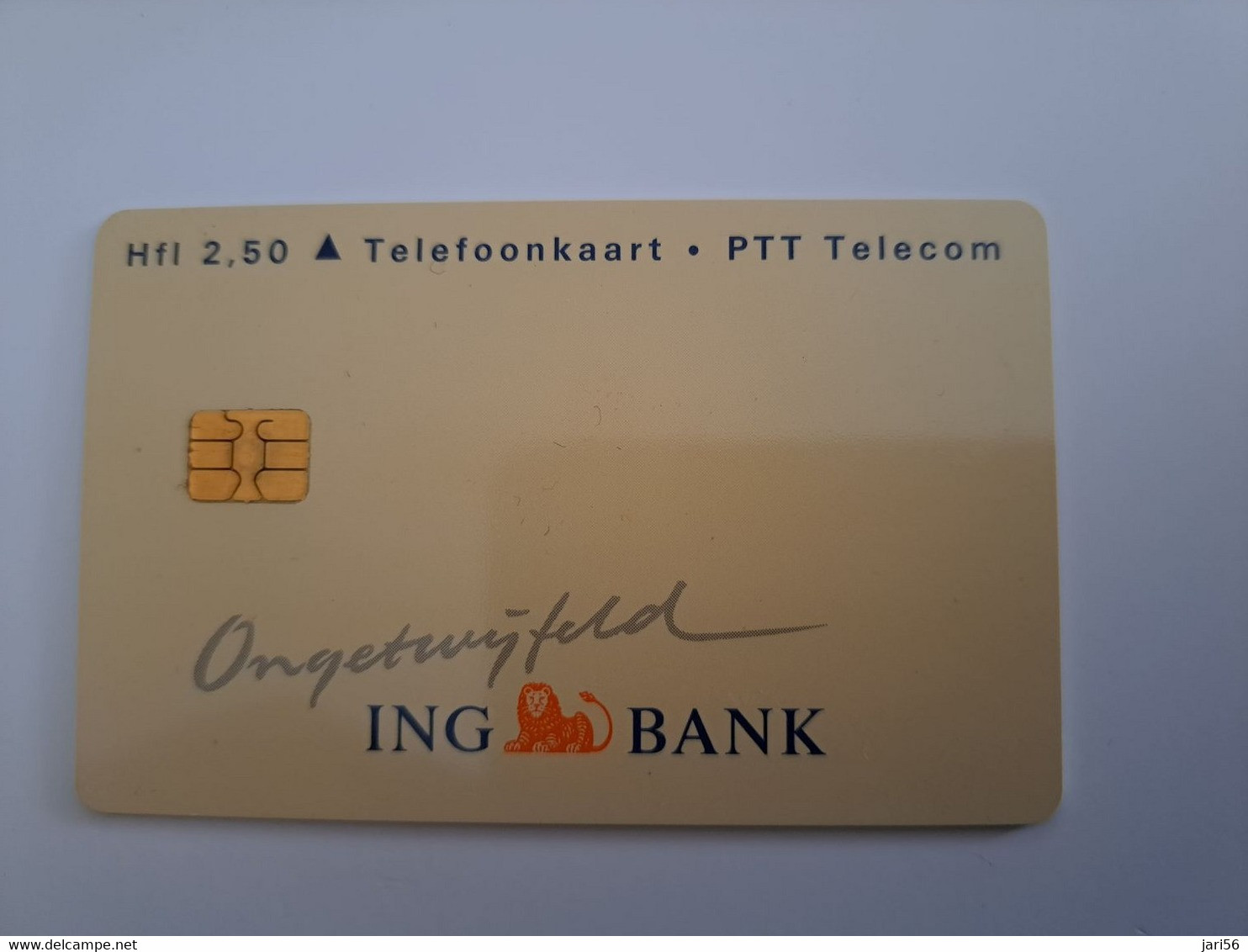 NETHERLANDS  ADVERTISING CHIPCARD HFL 2,50 ING - BANK       MINT    ** 11426 ** - Privat