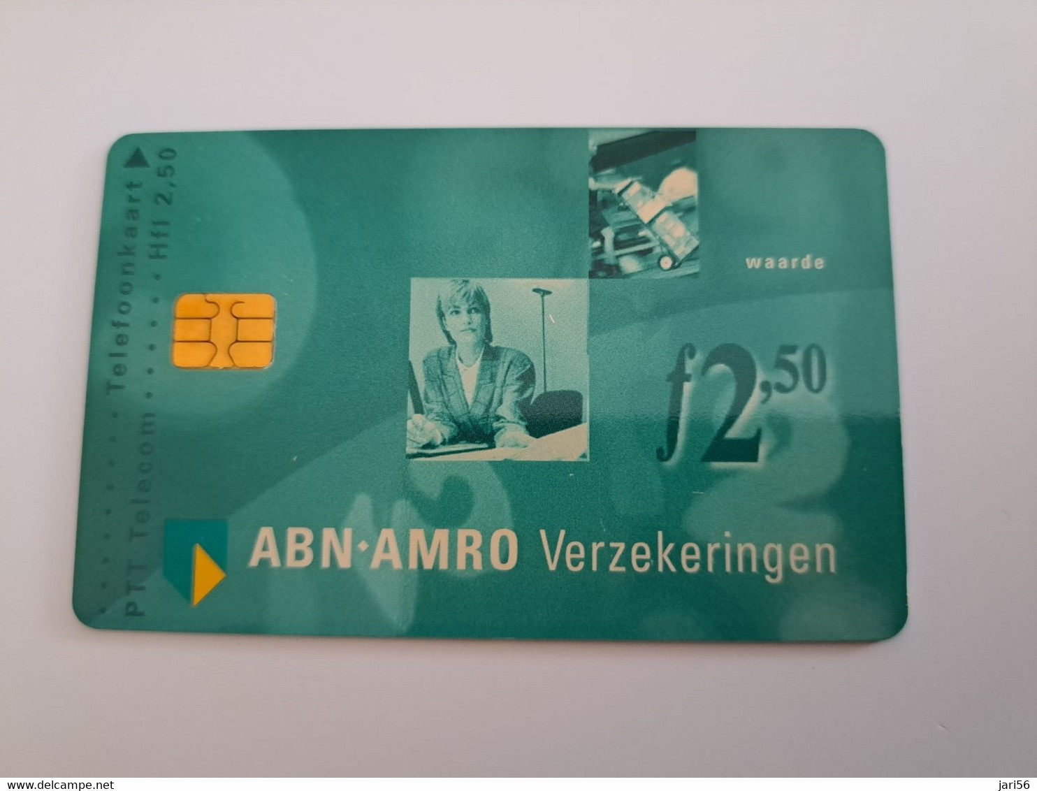 NETHERLANDS  ADVERTISING CHIPCARD HFL 2,50 IABN-AMRO - BANK       MINT    ** 11427 ** - Privé