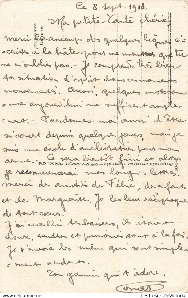 CPA Illustrateur Colombo - Un Homme Posant Sa Main Sur L'epaule D'une Femme - Colombo, E.