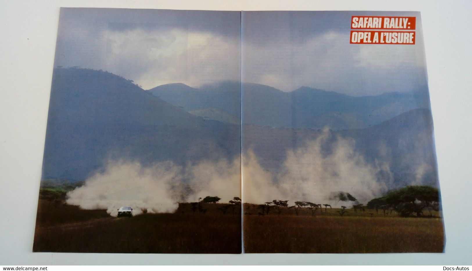 Coupure De Presse De 1983 Safari Rally - Opel à L'usure - Autres & Non Classés