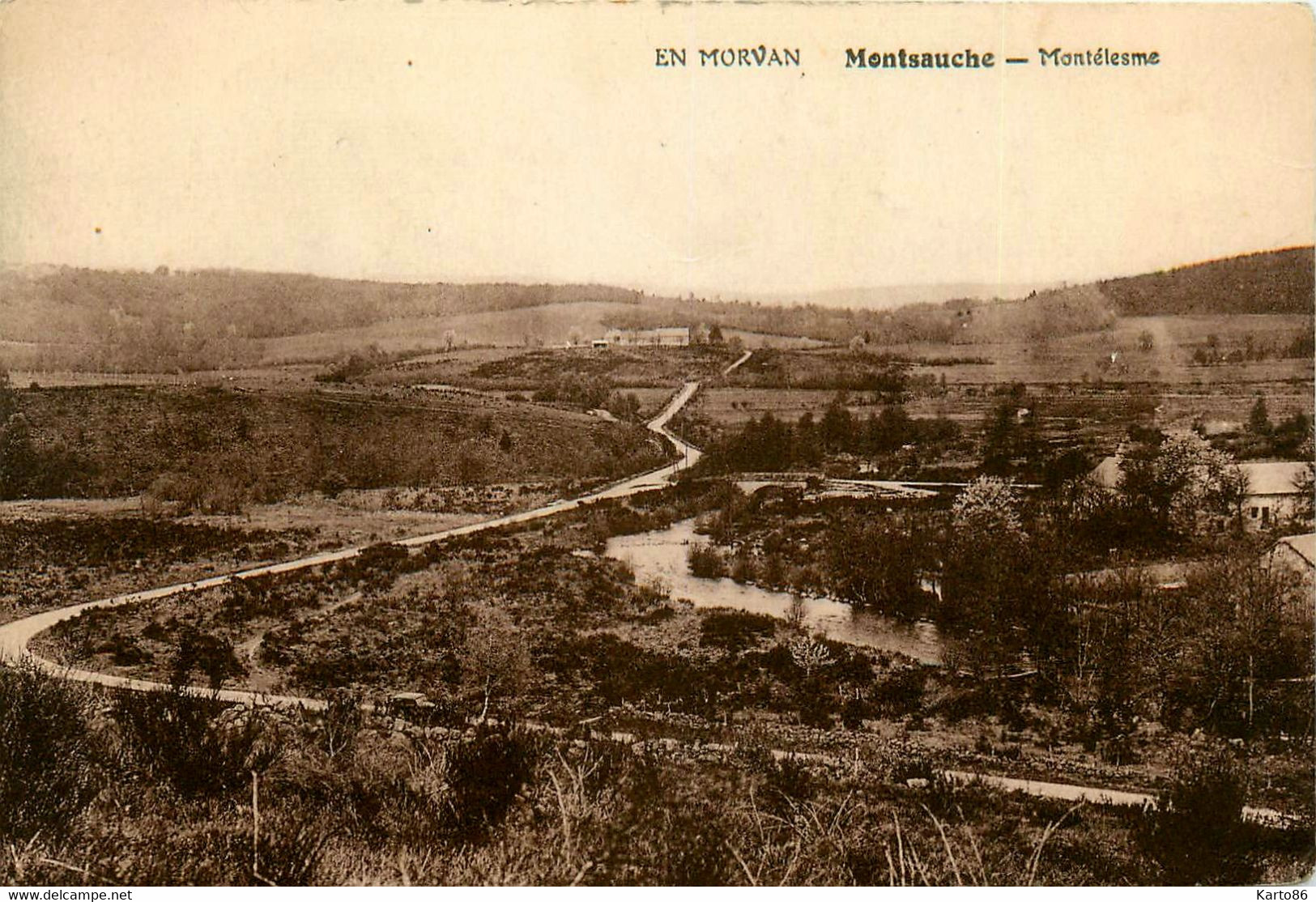 Montsauche * Village Hameau Montélesme - Montsauche Les Settons