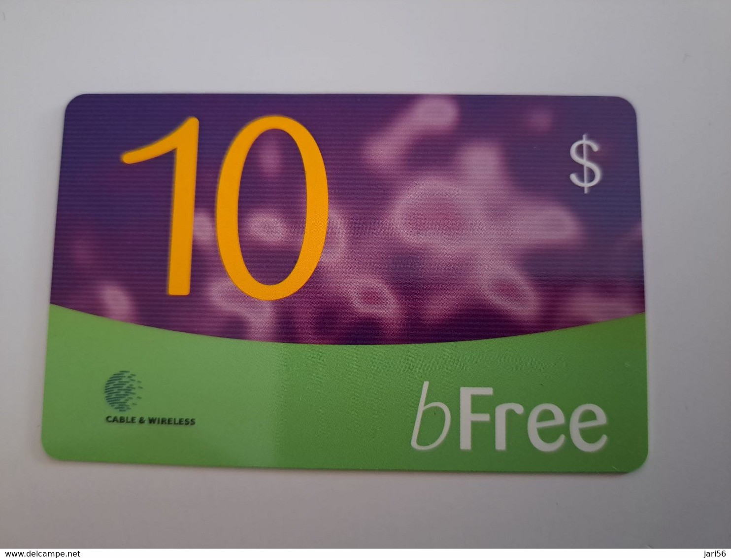 BARBADOS   $10 - B FREE  Prepaid Fine Used Card  ** 11460 ** - Barbados (Barbuda)