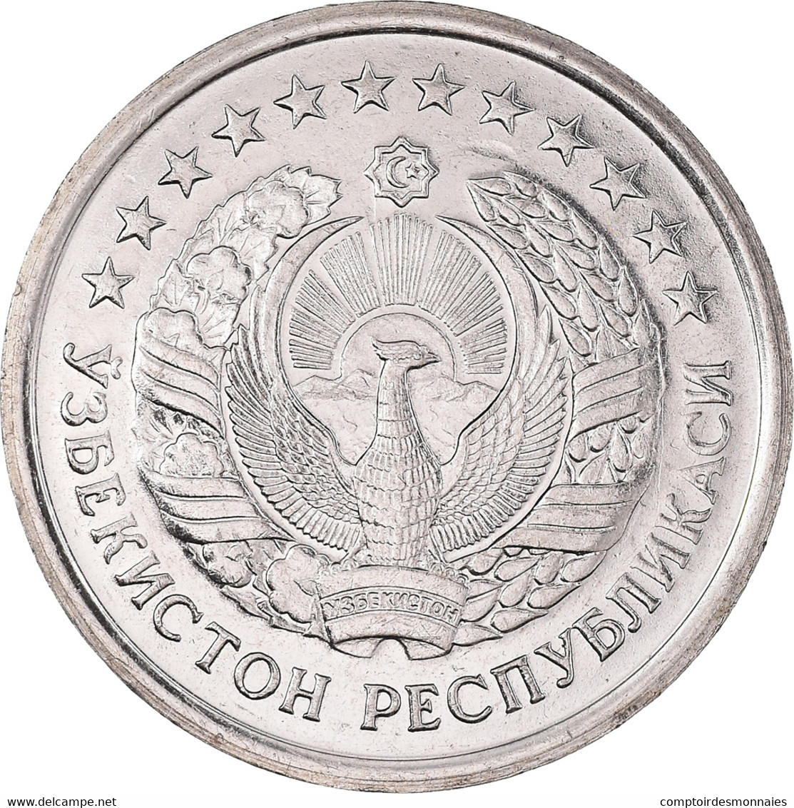 Monnaie, Ouzbékistan, 50 Tiyin, 1994, SUP, Nickel Clad Steel, KM:6.1 - Uzbekistan