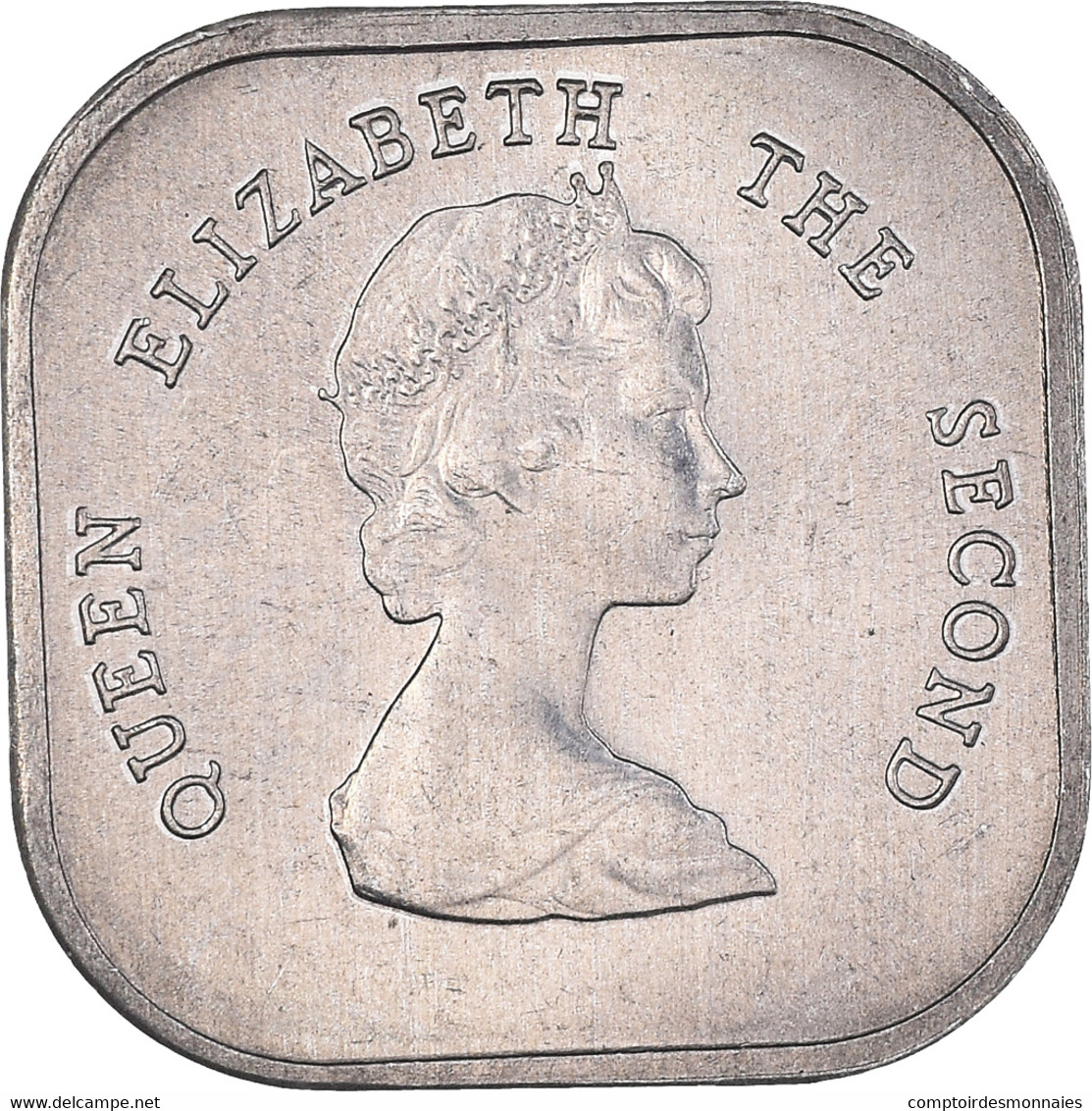 Monnaie, Etats Des Caraibes Orientales, Elizabeth II, 2 Cents, 1981, SUP+ - Caraibi Orientali (Stati Dei)