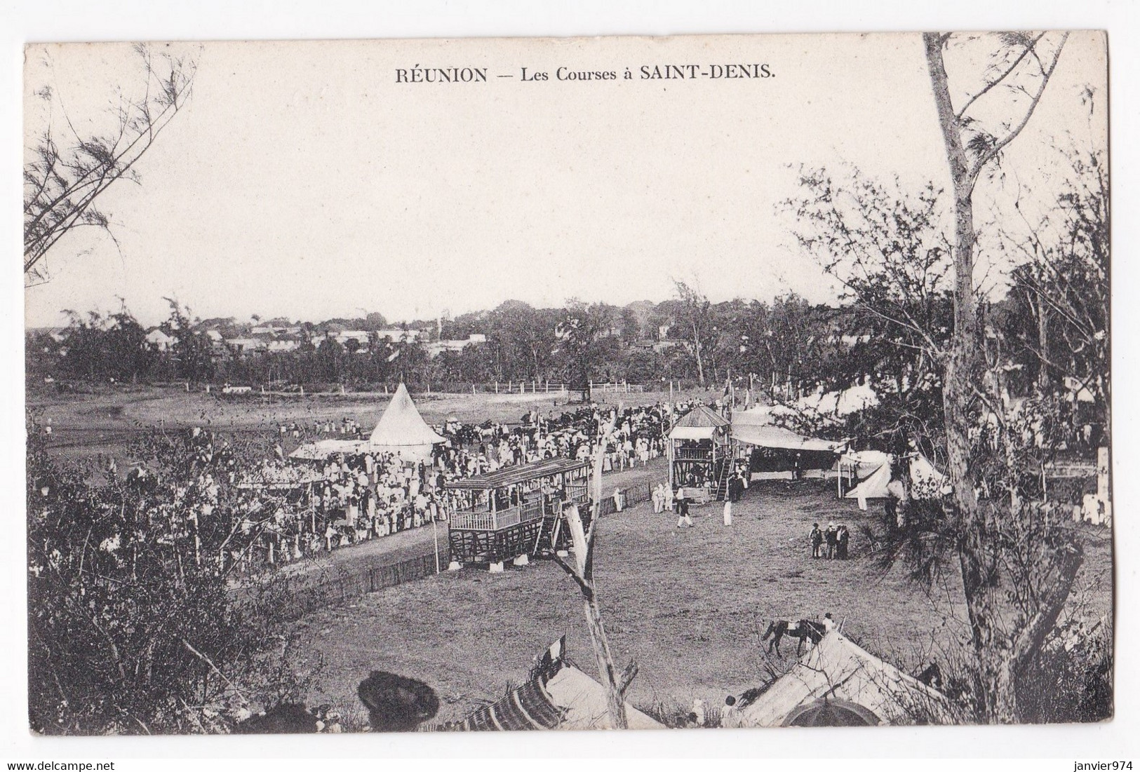 REUNION Les Courses à Saint Denis, Hippodrome , Course Hippique , Non Voyagée - Saint Denis