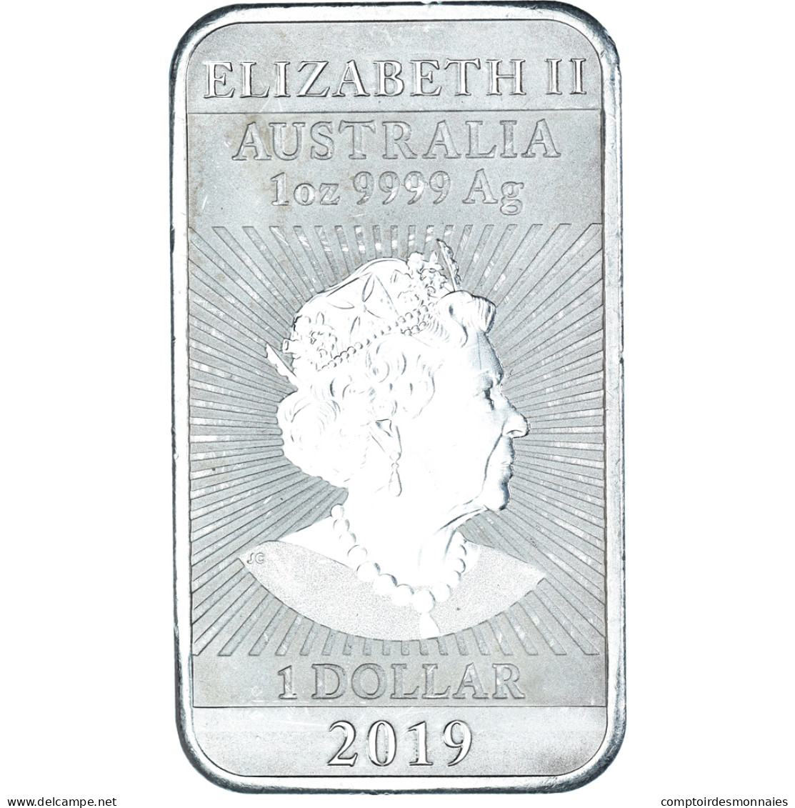 Monnaie, Australie, Elizabeth II, Dragon Chinois, 1 Dollar, 1 Oz, 2019, Perth - Silver Bullions