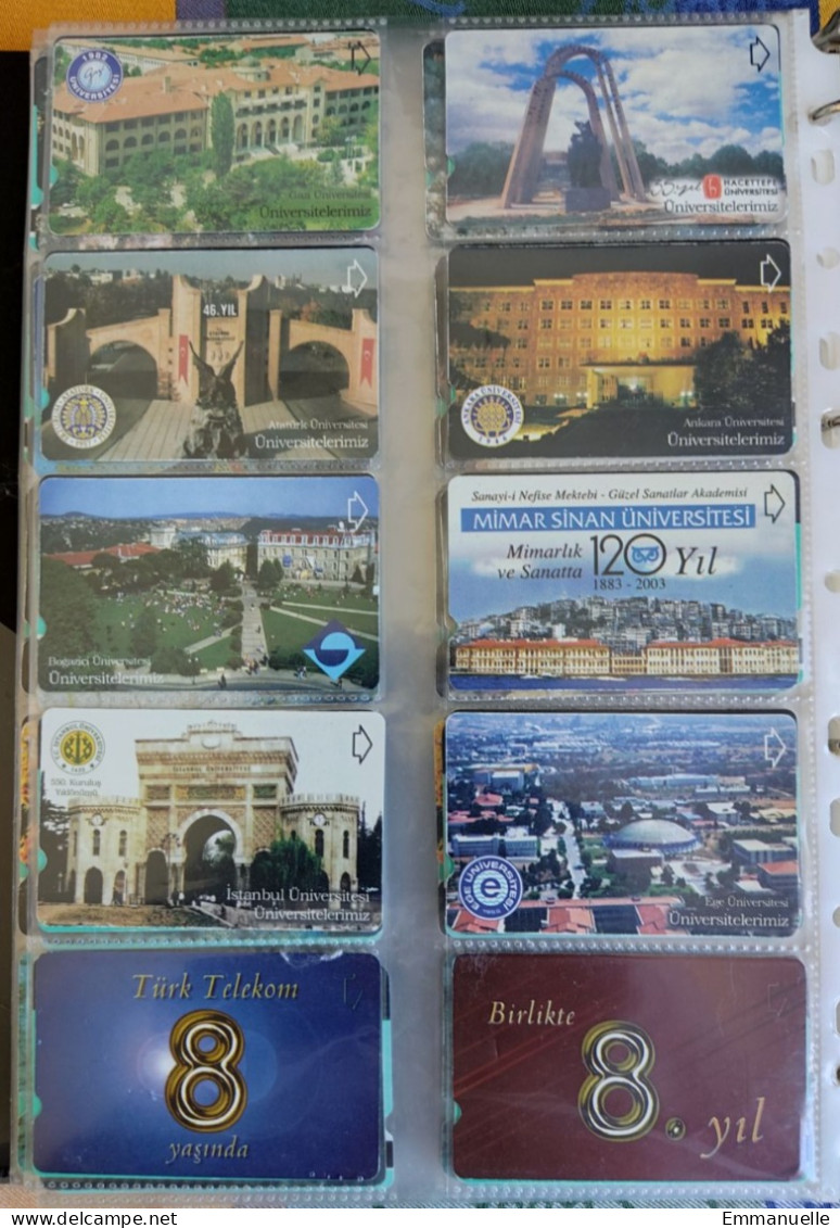 Turkey Türk Telekom magnetic cards 63 pages