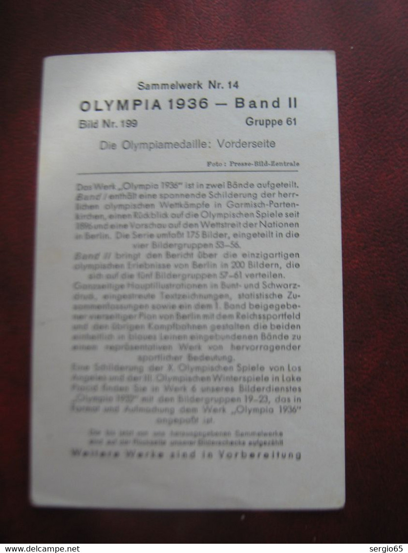 Olimpyia 1936 BERLIN - Documents Historiques