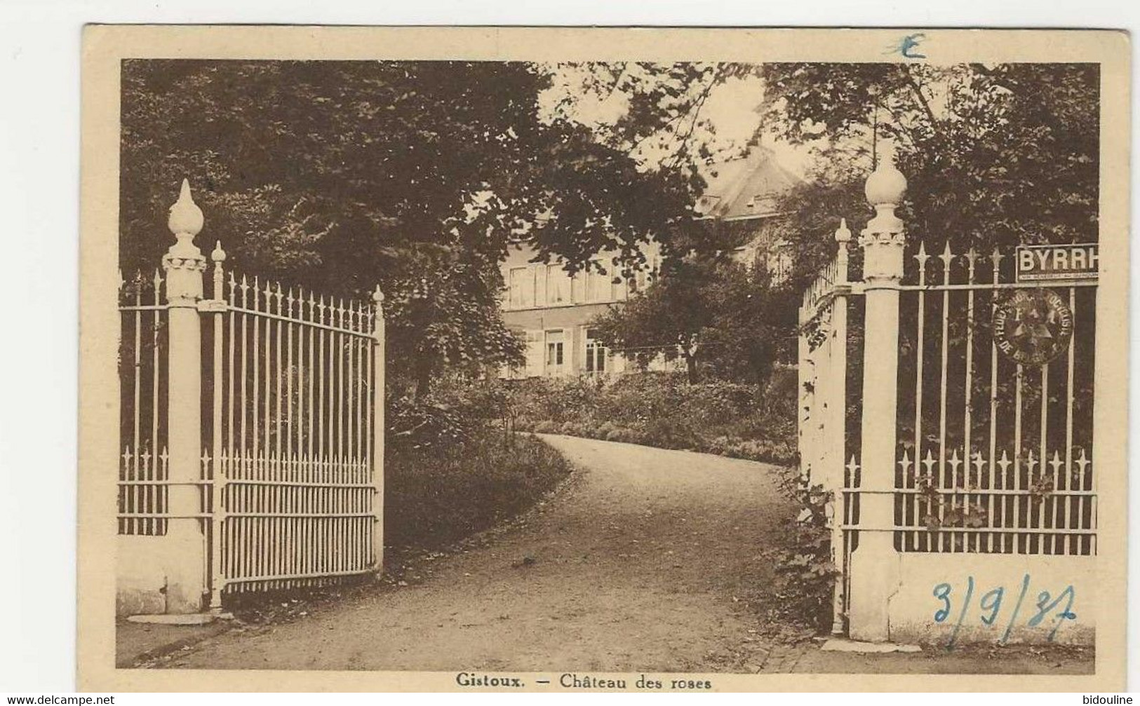 CPA-GISTOUX" Château Des Roses 3 - Chaumont-Gistoux