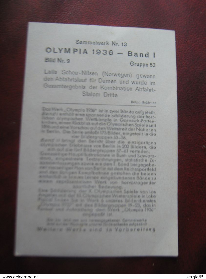 Olimpyia 1936 BERLIN - Documents Historiques