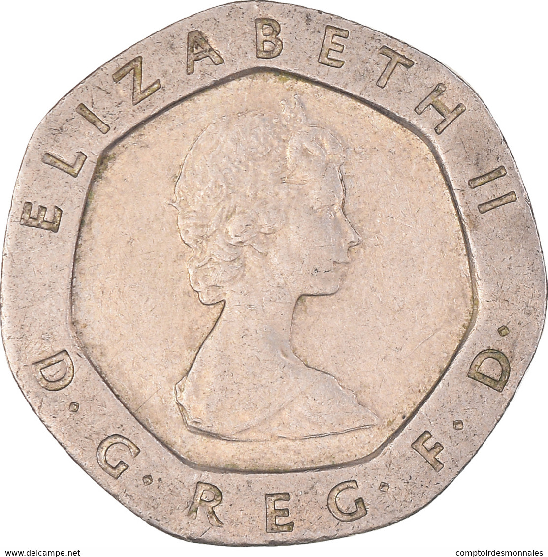 Monnaie, Grande-Bretagne, Elizabeth II, 20 Pence, 1982, BU, TTB, Cupro-nickel - 20 Pence