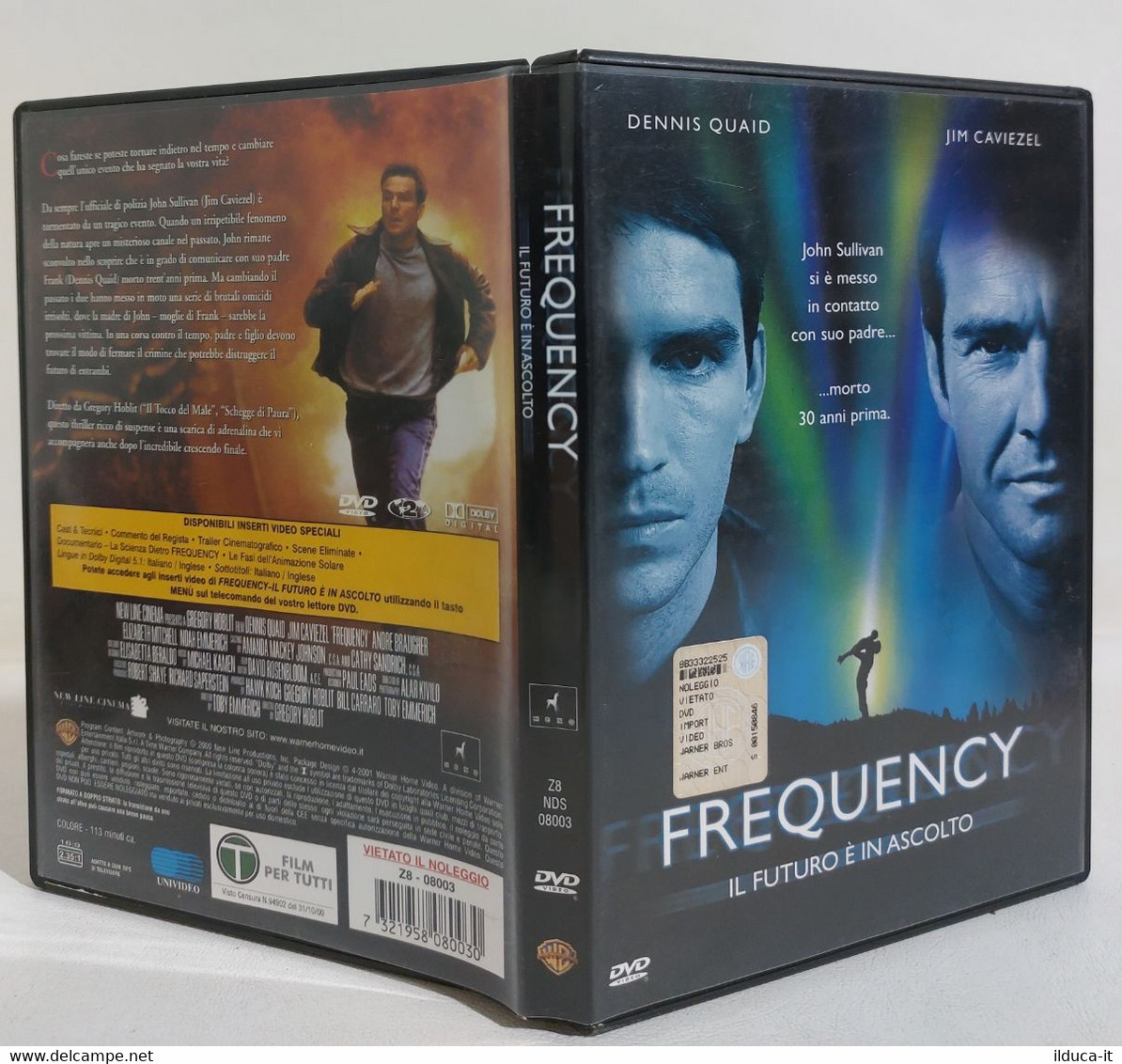 I108684 DVD - FREQUENCY (2000) - Dennis Quaid / Jim Caviezel - Ciencia Ficción Y Fantasía