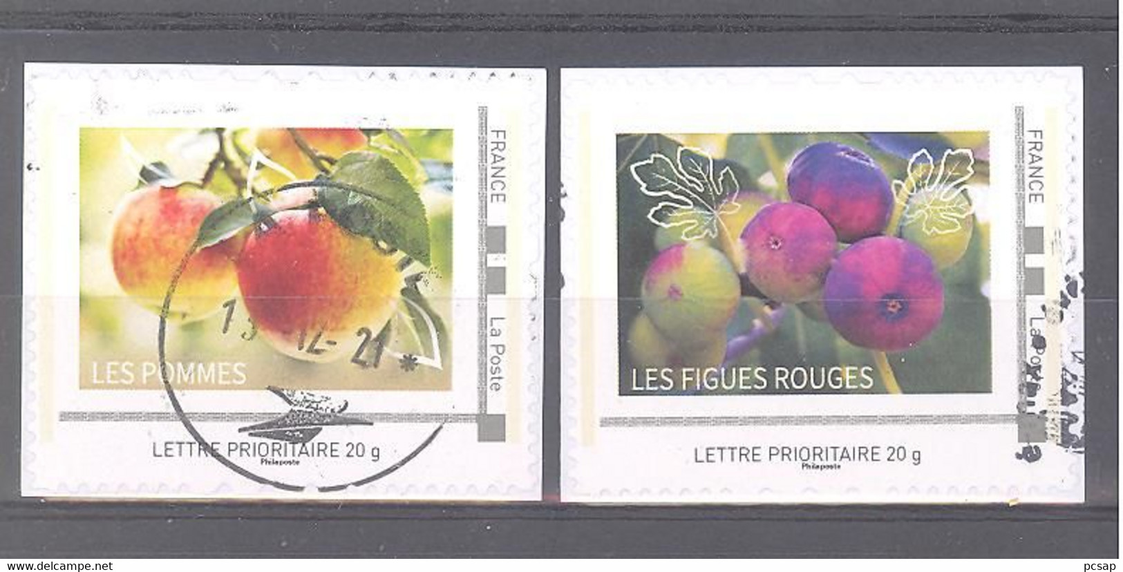 France Collector Oblitéré (2021 - Les Exclusifs Automne :  Les Pommes & Les Figues Rouges) (cachet Rond) - Collectors