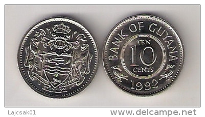 Guyana 10 Cents 1992. High Grade - Guyana