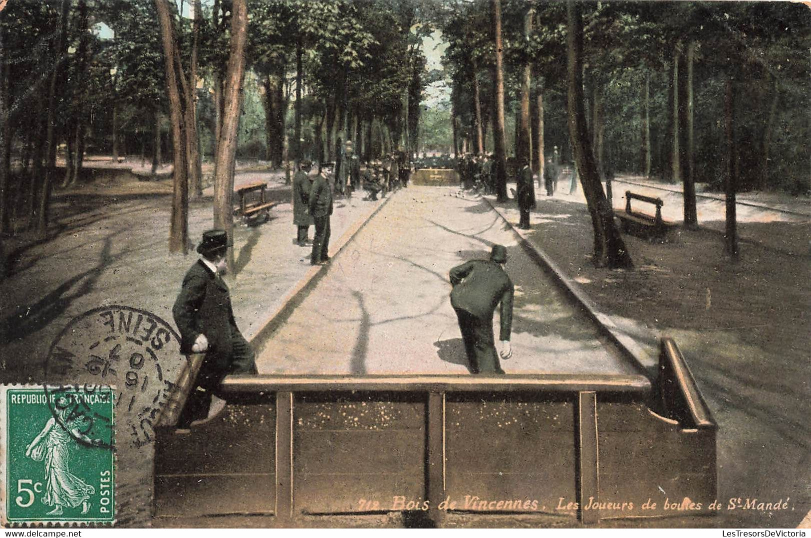 CPA Jeu De Boules - Petanque - Bois De Vincennes - Les Joueurs De Boules De St Mandé - Regional Games