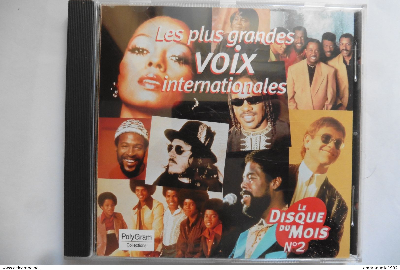 CD Les Plus Grandes Voix Internationales Michael Jackson James Brown Barry White Ray Charles Marvin Gaye Tina Turner... - Compilaties