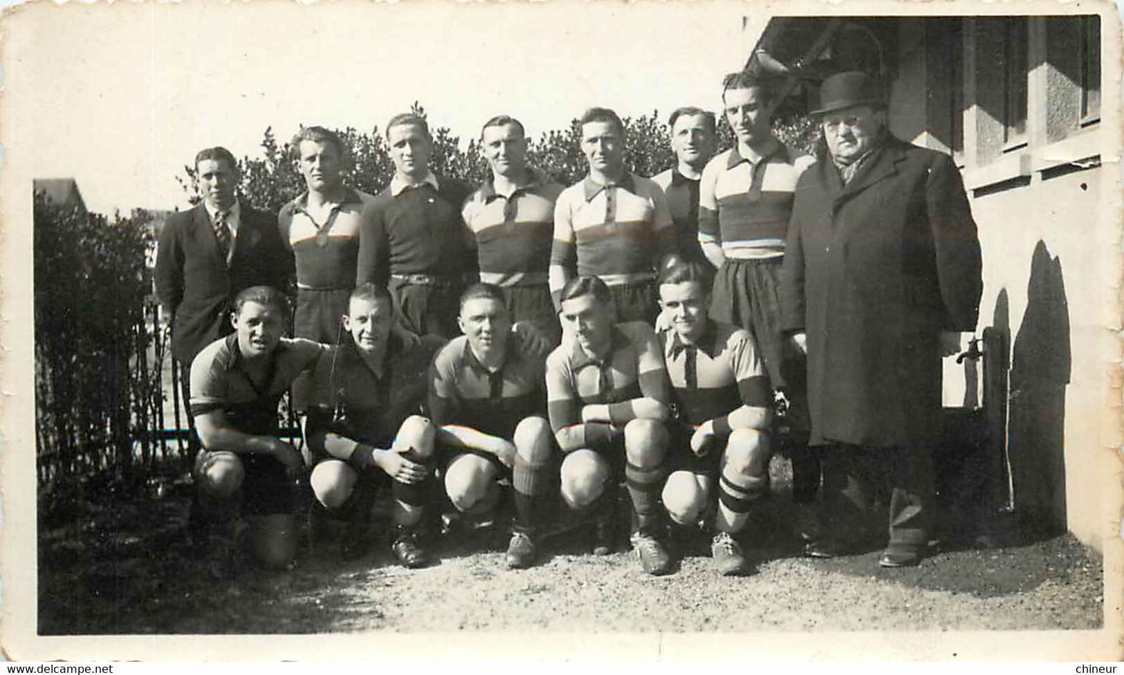 ENSEMBLE DE 5 PHOTOS CLUB DE FOOT DE QUEVILLY 1936 1938 COMPIEGNE QUIMPER - Sporten