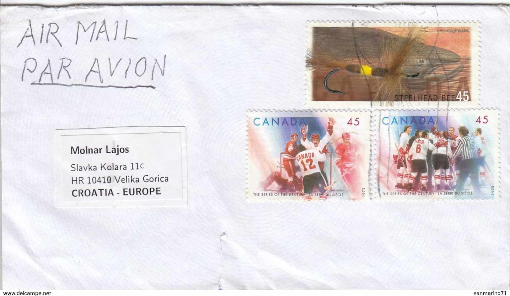 CANADA Cover Letter 12,box M - Storia Postale