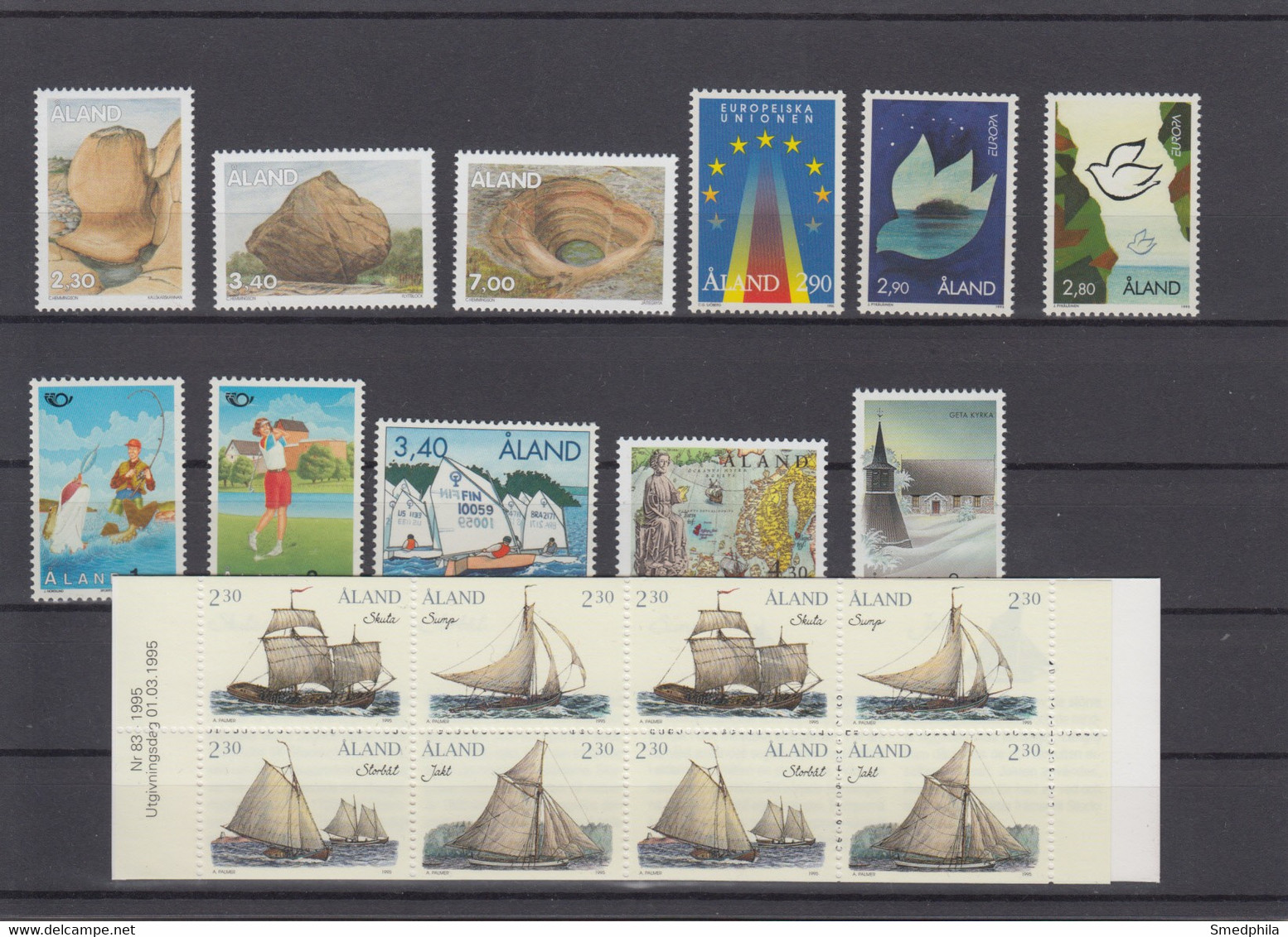 Aland 1995 - Full Year MNH ** - Aland